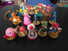 14 Amiibos - Donkey Kong, Kirby, Mario, Samus (Metroid) uvm.