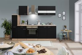 341 Küchenzeile Singleküche 240cm E/S/S - Küche Einbauküche