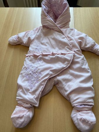 Combinaison rose  fille T.60 ( 3mois )
