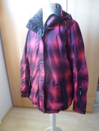 rot-pinke IGUANA DAMEN Ski Winterjacke JACKE Gr. 42 Skijacke