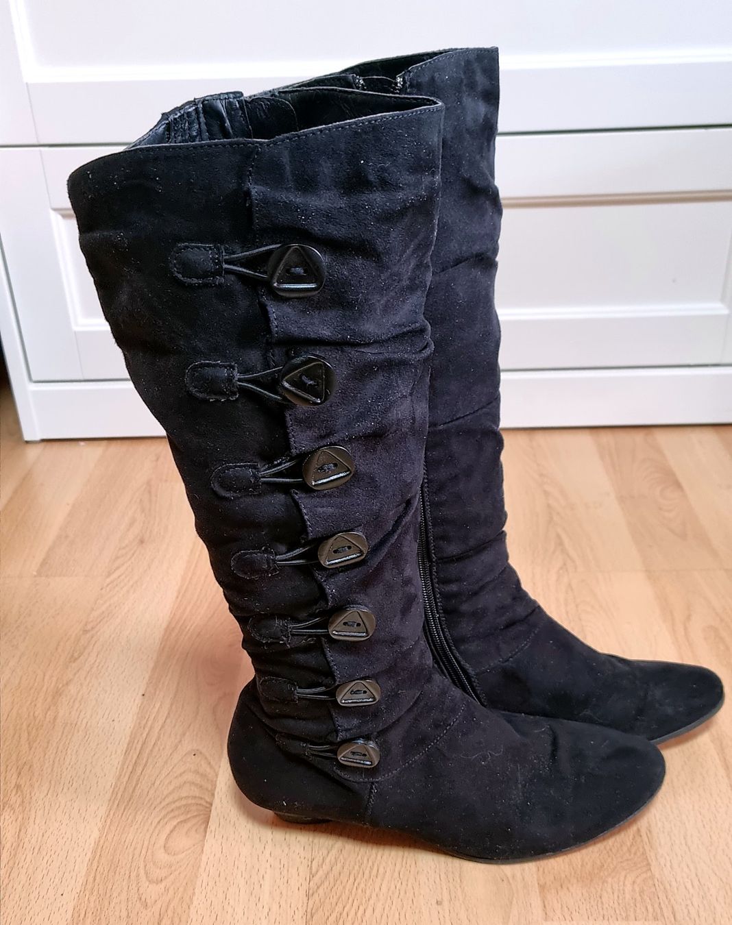 Graceland Scarpe da donna: Schwarze Textillederstiefel, Grösse 38, Graceland – Usato da Effretikon venduto da lenalisa63 2