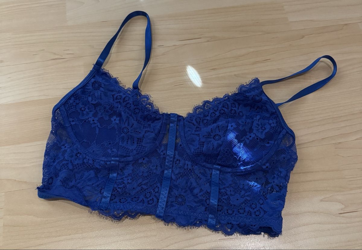 Shein Top: Shein Spitzentop, Grösse S, blau – Nuovo (secondo la descrizione) da Tuggen venduto da jess_gls06