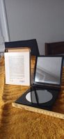 Miroir de poche, maquillage  pliable neuf,noir,14x16cm