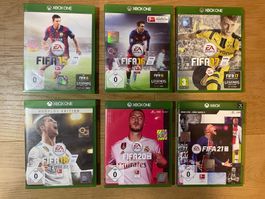 Xbox One FIFA Sammlung 6 Spiele FIFA 15–21 Fussball