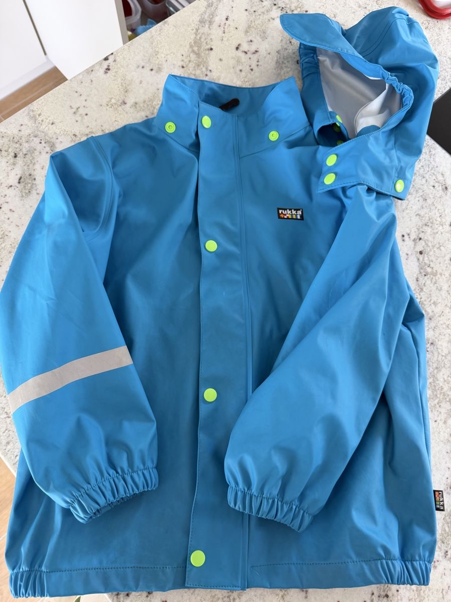 Rukka Giacche & Cappotti: Rukka Regenjacke, Gr. 128 – Usato da Oberhofen TG venduto da Solano84
