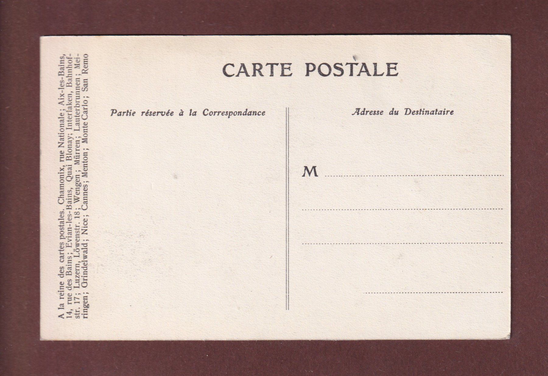 Cartoline postali: INTERLAKEN - Unterseen unter Schnee - 1908 // Eckbug // – Usato da Pully venduto da nicecards-shop 1