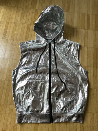 Gilet Weste Gr. M silberfarben 