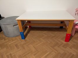 Kindertisch, Weiss/Natur, Gute Zustand!