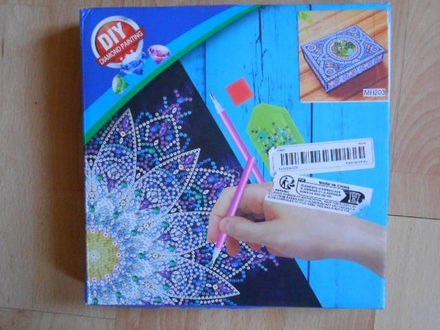 Kit bricolage: Diamant- Pointing Schmuckkästchen mit Material zum kleben – Nuovo e nell'imballaggio originale da Flühli LU venduto da primula-47 7