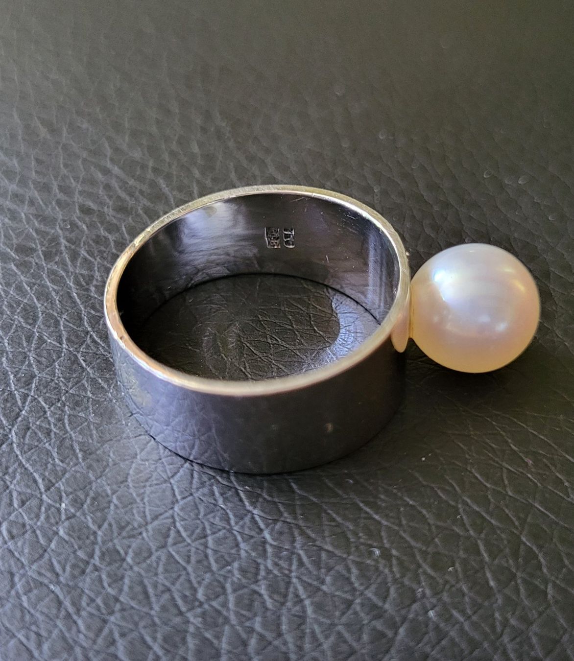 Anelli: 750 Weiss Gold Ring Mit Perle – Usato da Wald ZH venduto da Dasilver 5