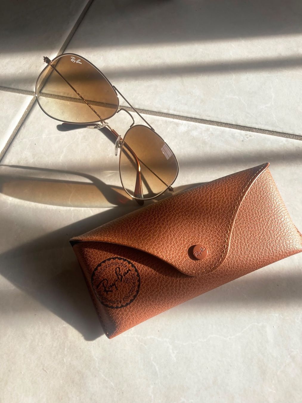 Ray-Ban Lunettes & Verres: RayBan Aviator Gradient "braun" – D'occasion à Zürich par lue_lie