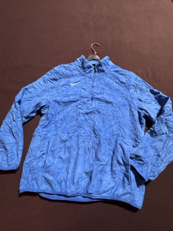 Pull Nike bleu avec fermeture éclair taille L 