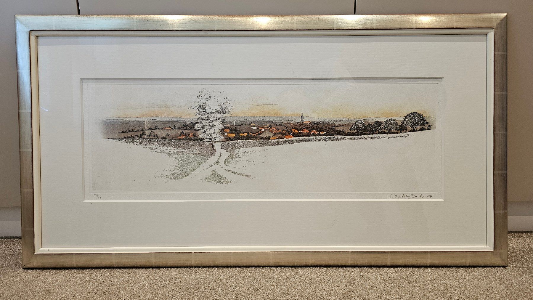 Grafica & Litografie: Bild (Lithographie) von Walter Dick – Usato da Bütschwil venduto da Derfnam1