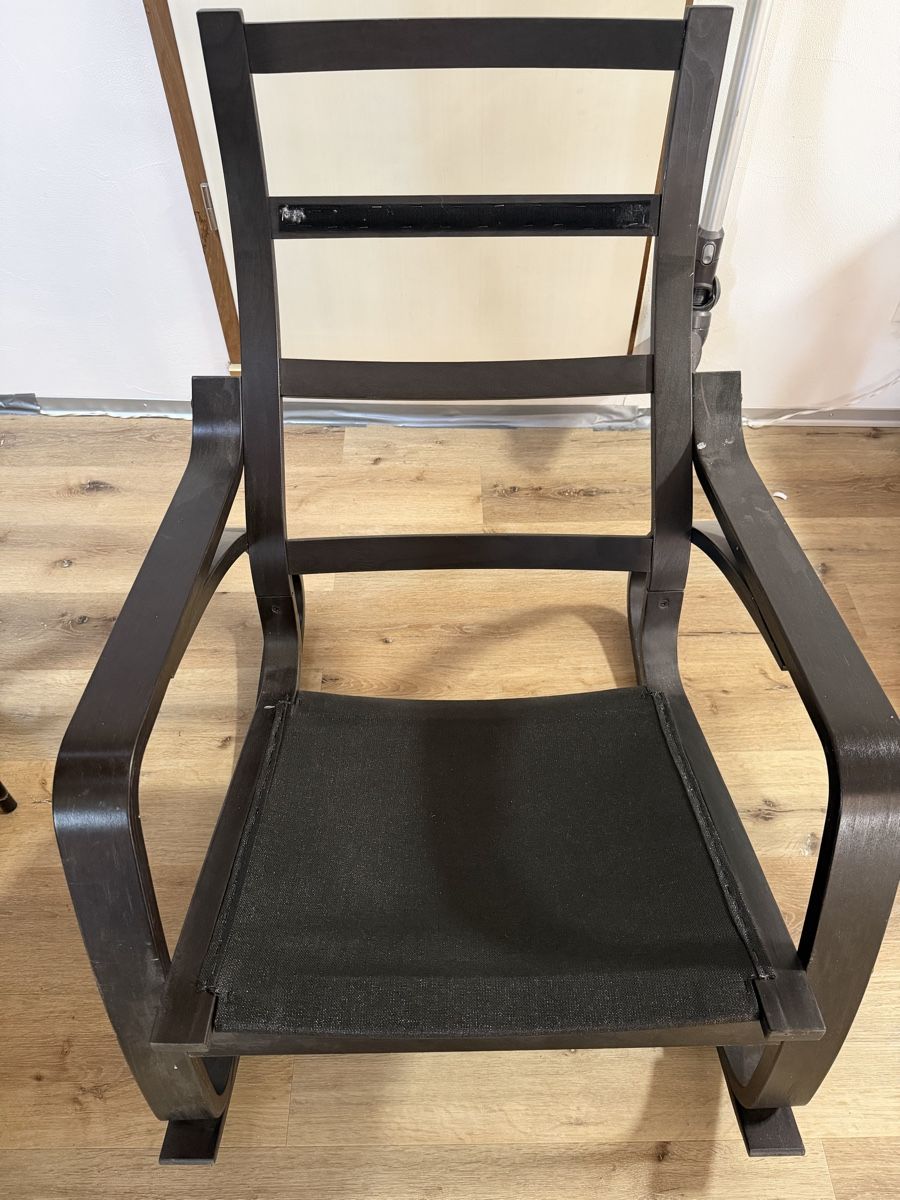 Ikea Sedie: Chaise à bascule IKEA Pöang noire – Usato da Nuvilly venduto da ste_yrz9