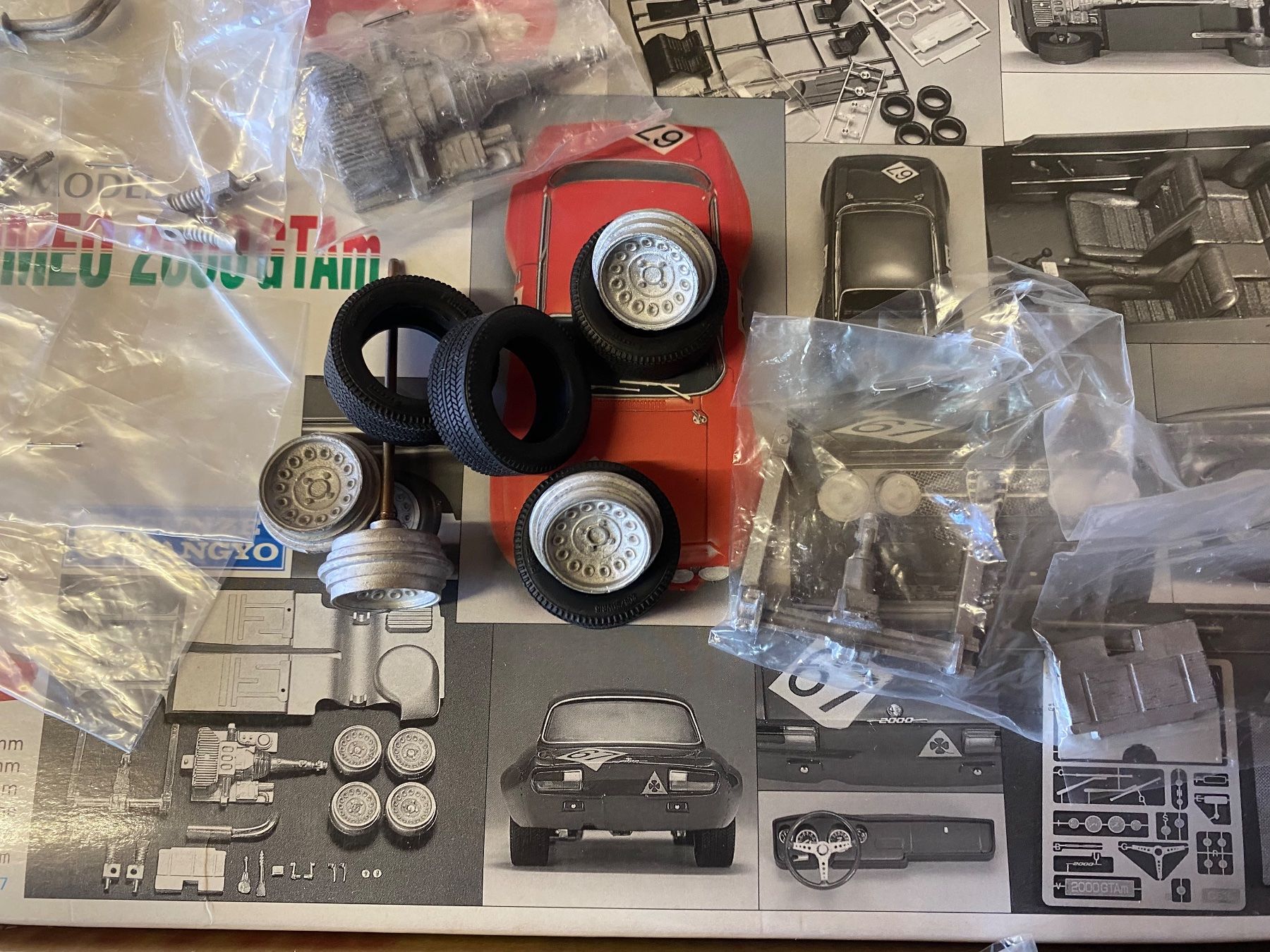 Kit di modellismo & Modellini statici: Alfa Romeo 2000 GTAm 1:24 / High-Tech Model – Nuovo (secondo la descrizione) da Zürich venduto da Matteo6 3