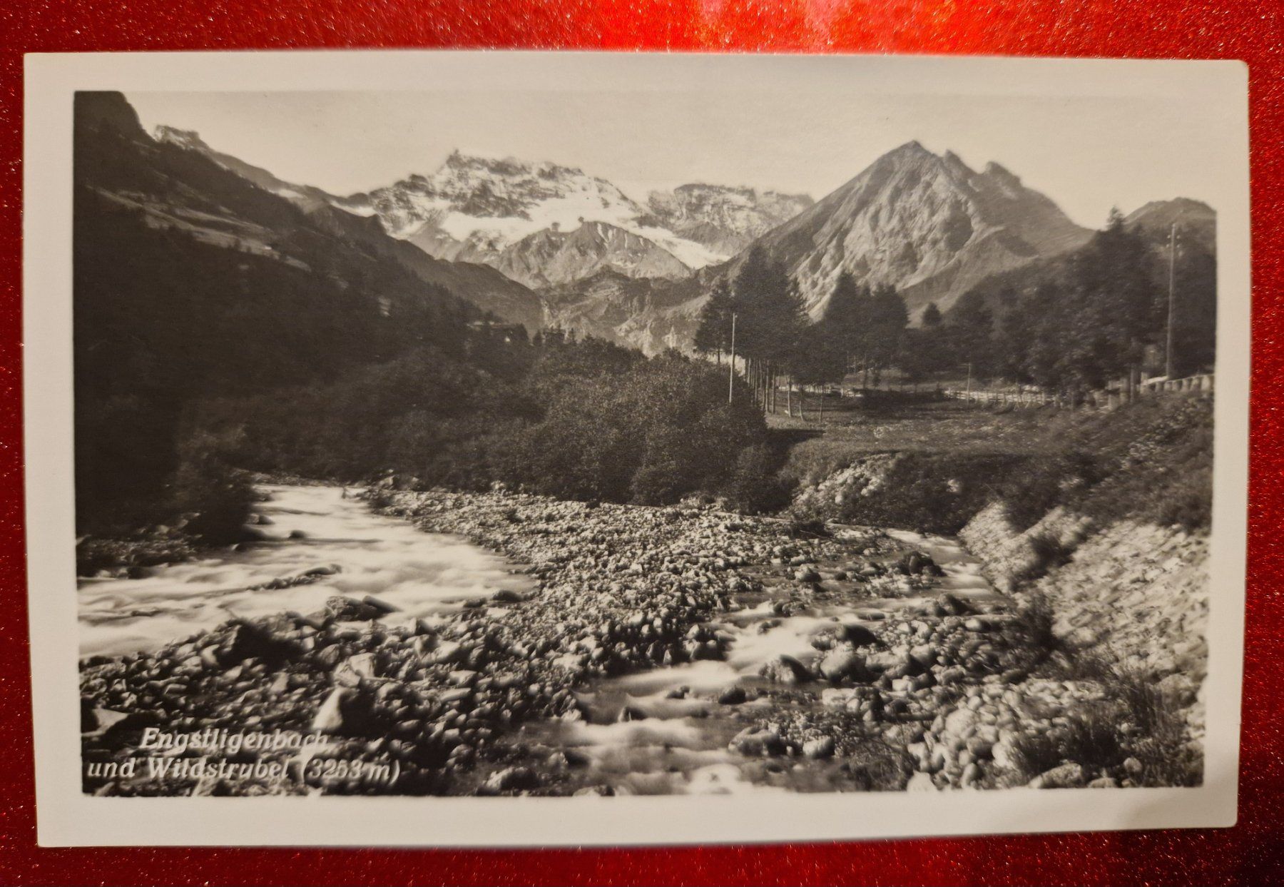 Cartoline postali: Engstligenbach & Wildstrubel 1924 – Usato da Melchnau venduto da Fishel