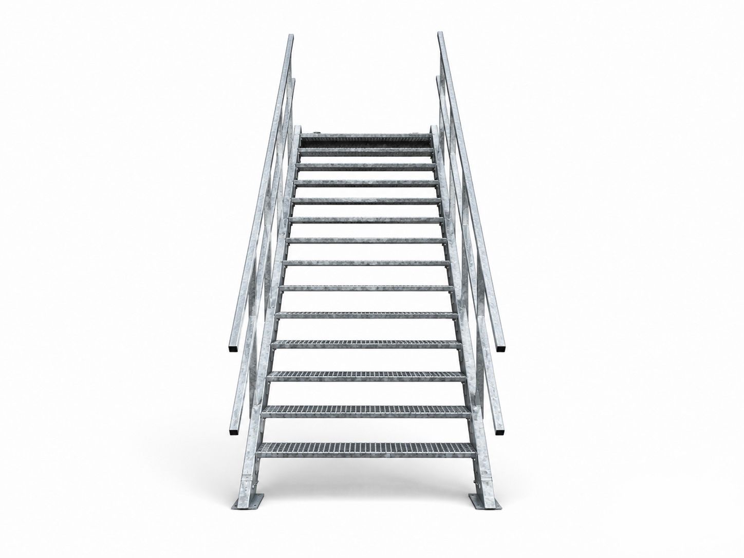Scale: Treppe Container Stahltreppe Wangentreppe Gitterrost – Usato da Alpnach-Dorf venduto da Skai0 1