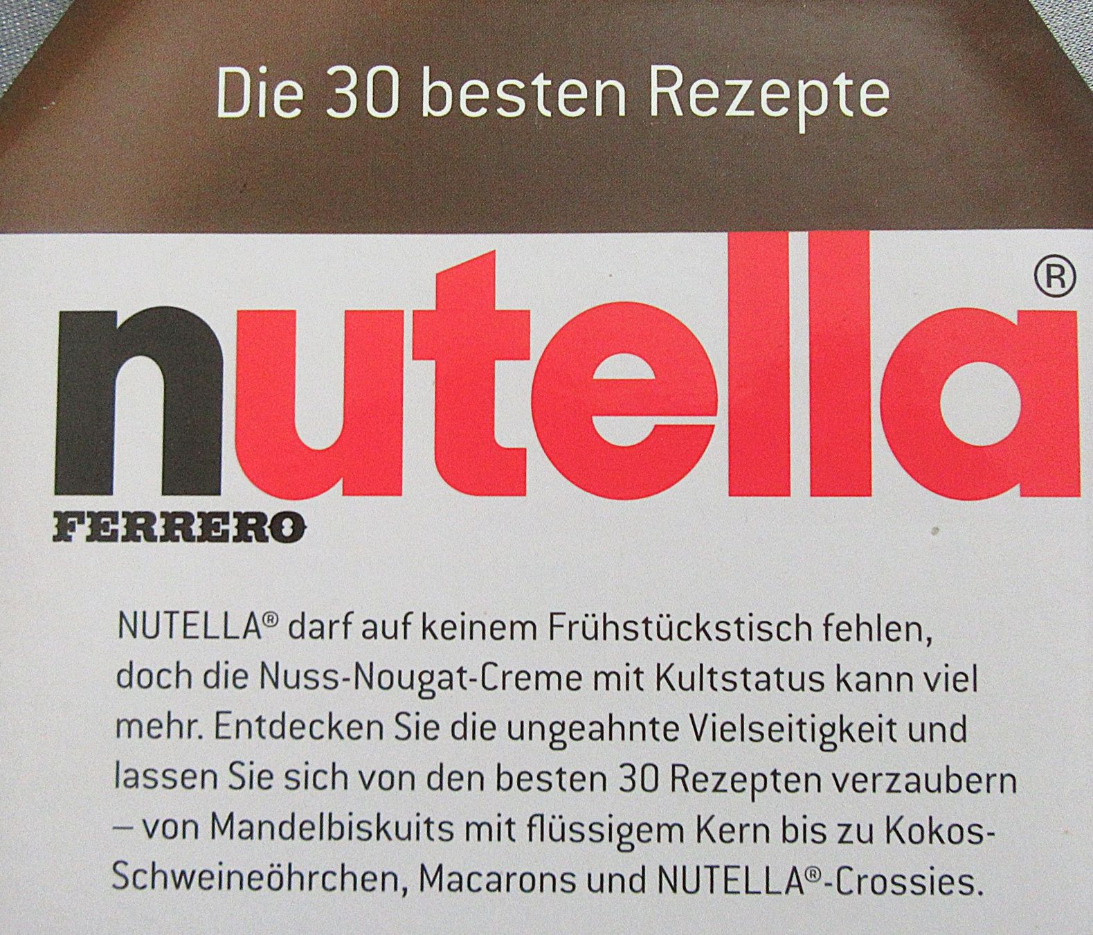 Libri: nutella - Die 30 besten Rezepte – Usato da Auenstein venduto da Padabimbim 1