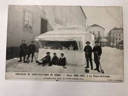 La Chaux-de-Fonds 1906 Concours de Constr de Neige
