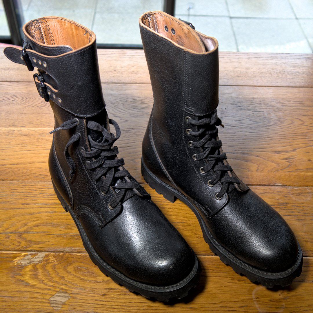 Scarpe da uomo: Rangers en cuir noir taille 42 – Nuovo (secondo la descrizione) da Boncourt venduto da aplombsa