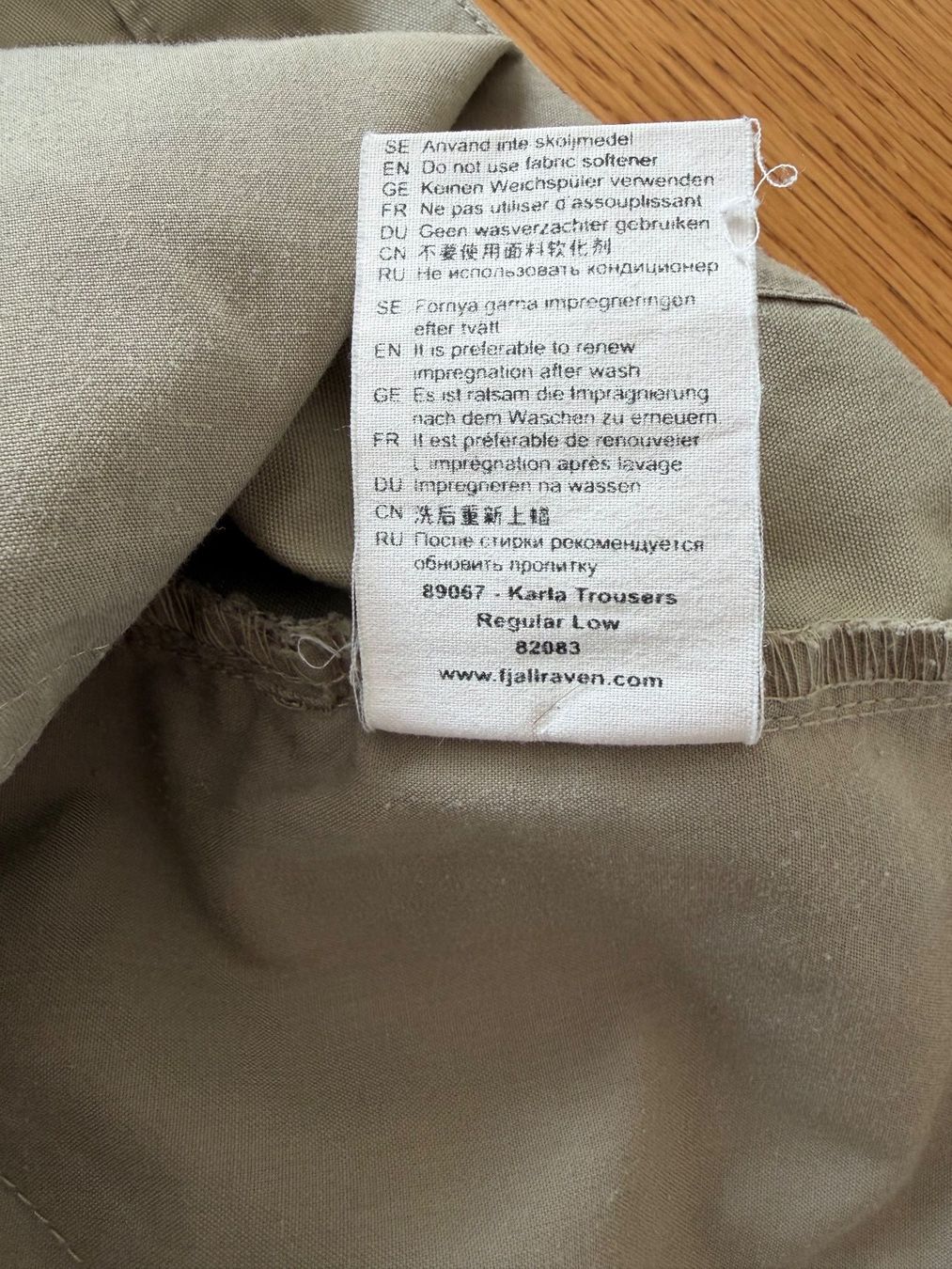 Fjällräven Hosen: Fjällräven Karla Trousers, Size W's 40 – Gebraucht aus Engelberg von Pits68 5