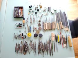 Lot d'outils pour horloger