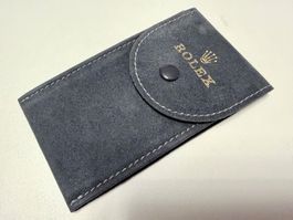 ROLEX pochette velours bleu (service, travel box) 000.01.64