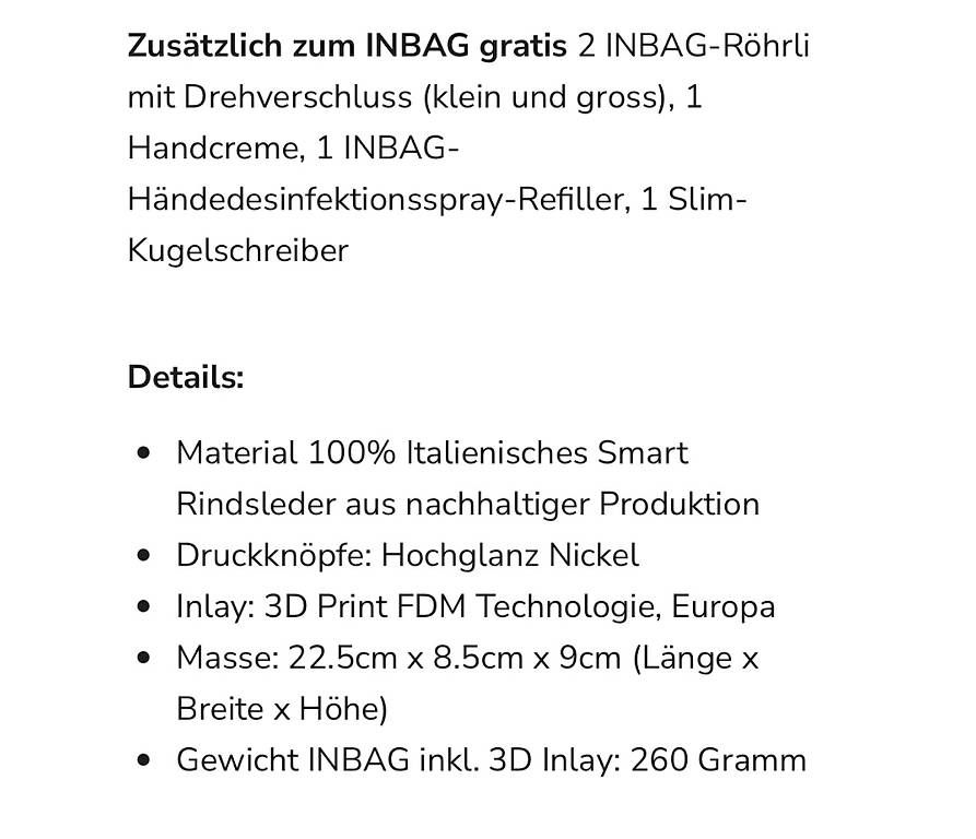Borse da donna: Taschenorganizer von Inbag – Usato da Kerzers venduto da Beli.S 4
