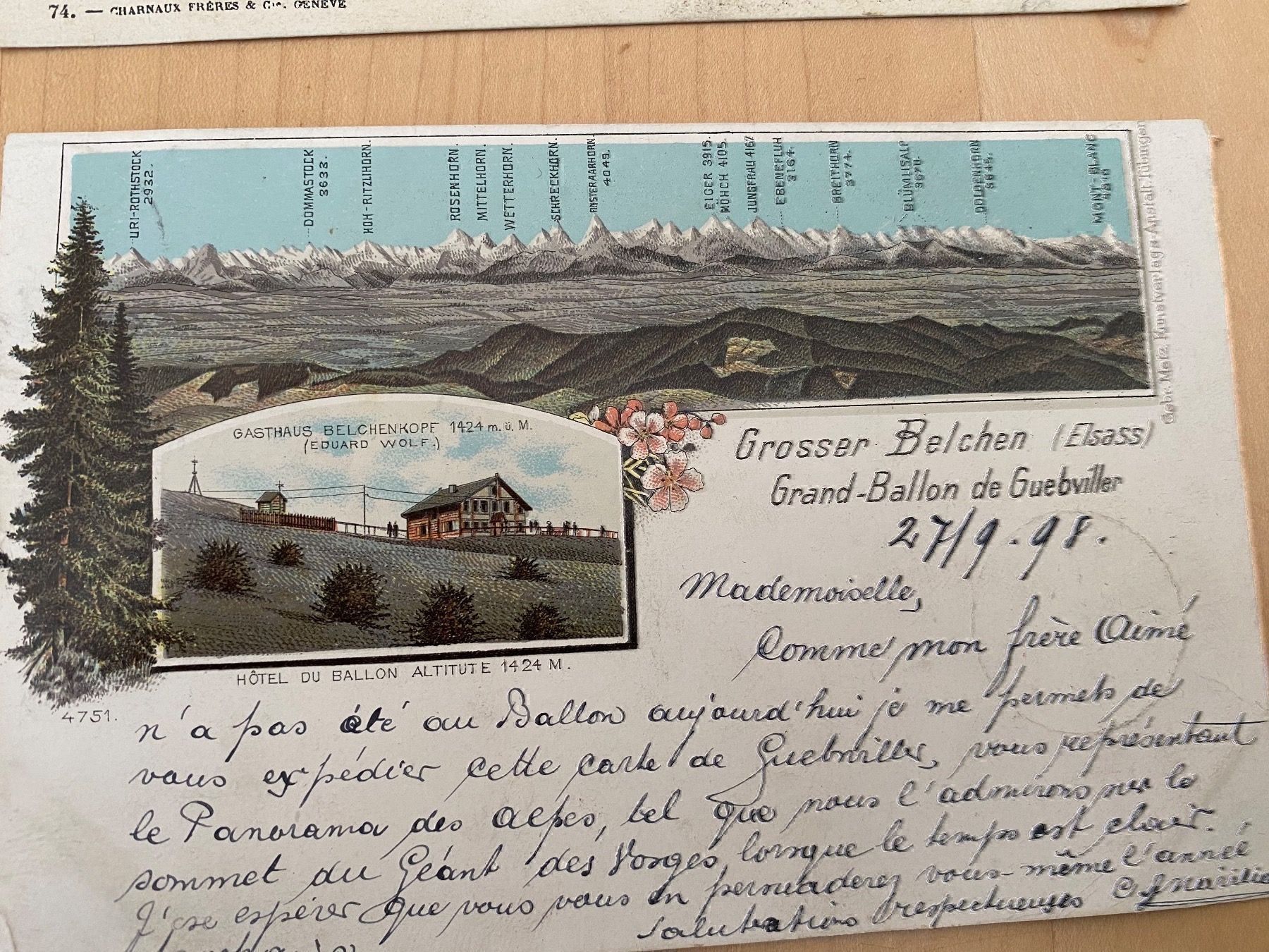 Cartoline postali: Ak Lot Nr 5 – Usato da Mosnang venduto da Goldwasser 5