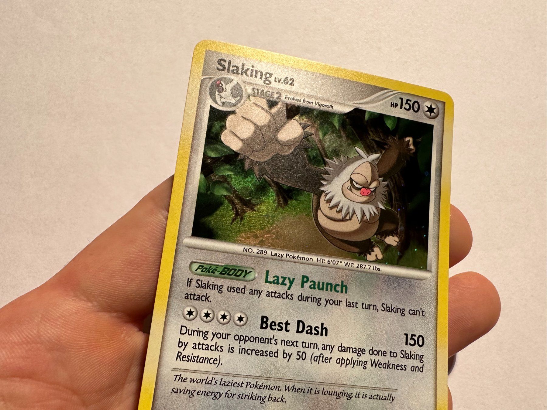 Pokémon Carte collezionabili: Slaking holo Platinum Base EN – Usato da Hagendorn venduto da Pokecollectorch 3