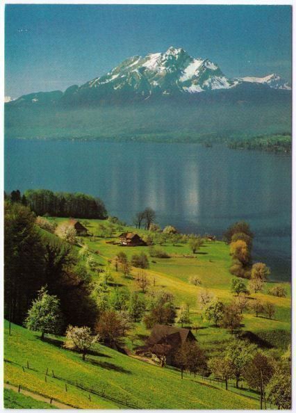 Cartoline postali: Vierwaldstättersee - Blick auf Pilatus – Usato da Binningen venduto da Mountainrider