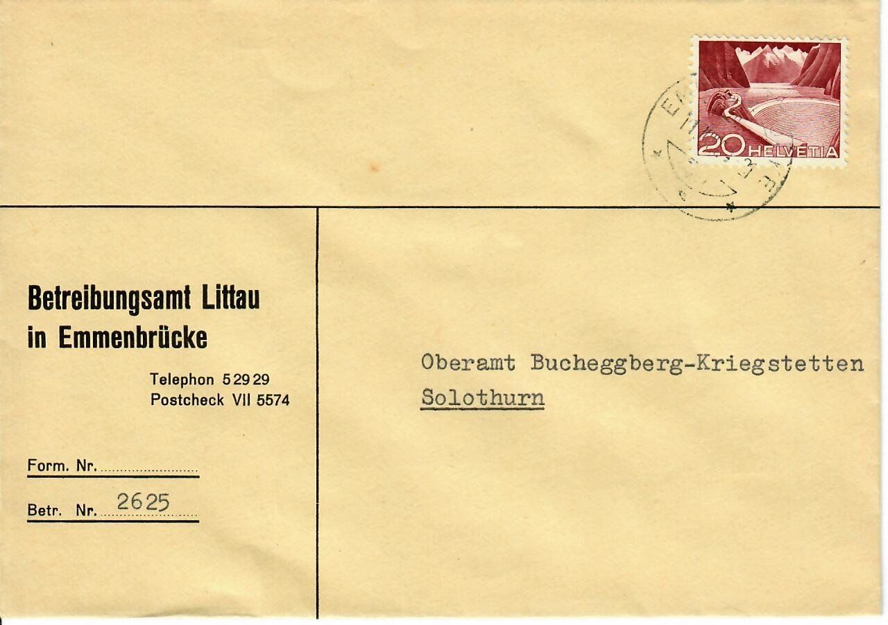 Tutti i francobolli: Brief aus Littau – Usato da Hochdorf venduto da Ziegel-16