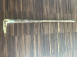 Spatzirstock mit Horngriff
