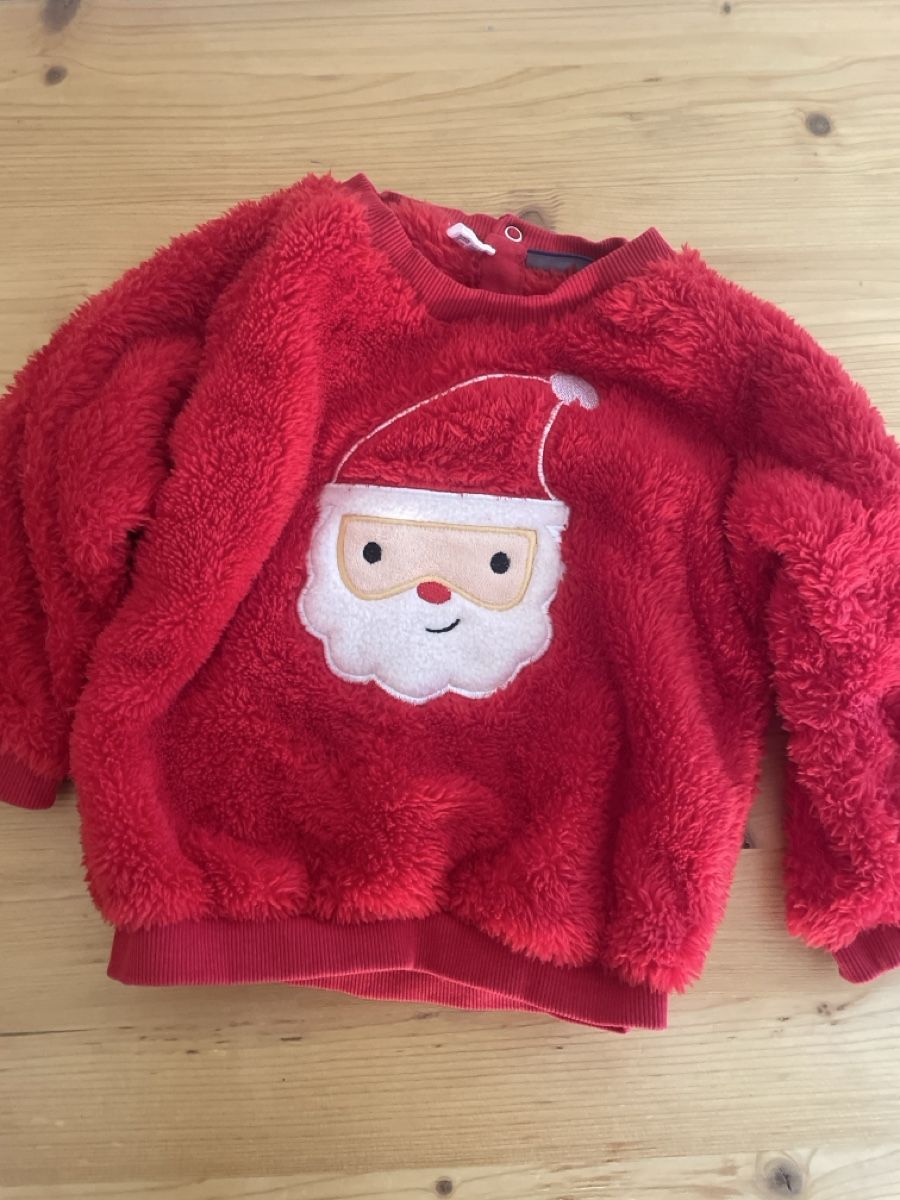 Maglioni & Felpe: Kinder Pullover Hose Set rot Gr. 86/92 Weihnachtsmann – Nuovo (secondo la descrizione) da Spreitenbach venduto da Gloxinia 1