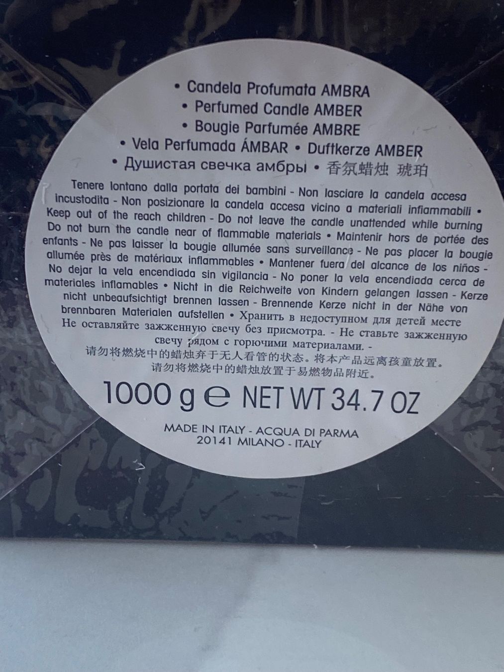 Acqua di parma Candele: Aqua di parma duftkerze – Nuovo e nell'imballaggio originale da Zürich venduto da SS59 4