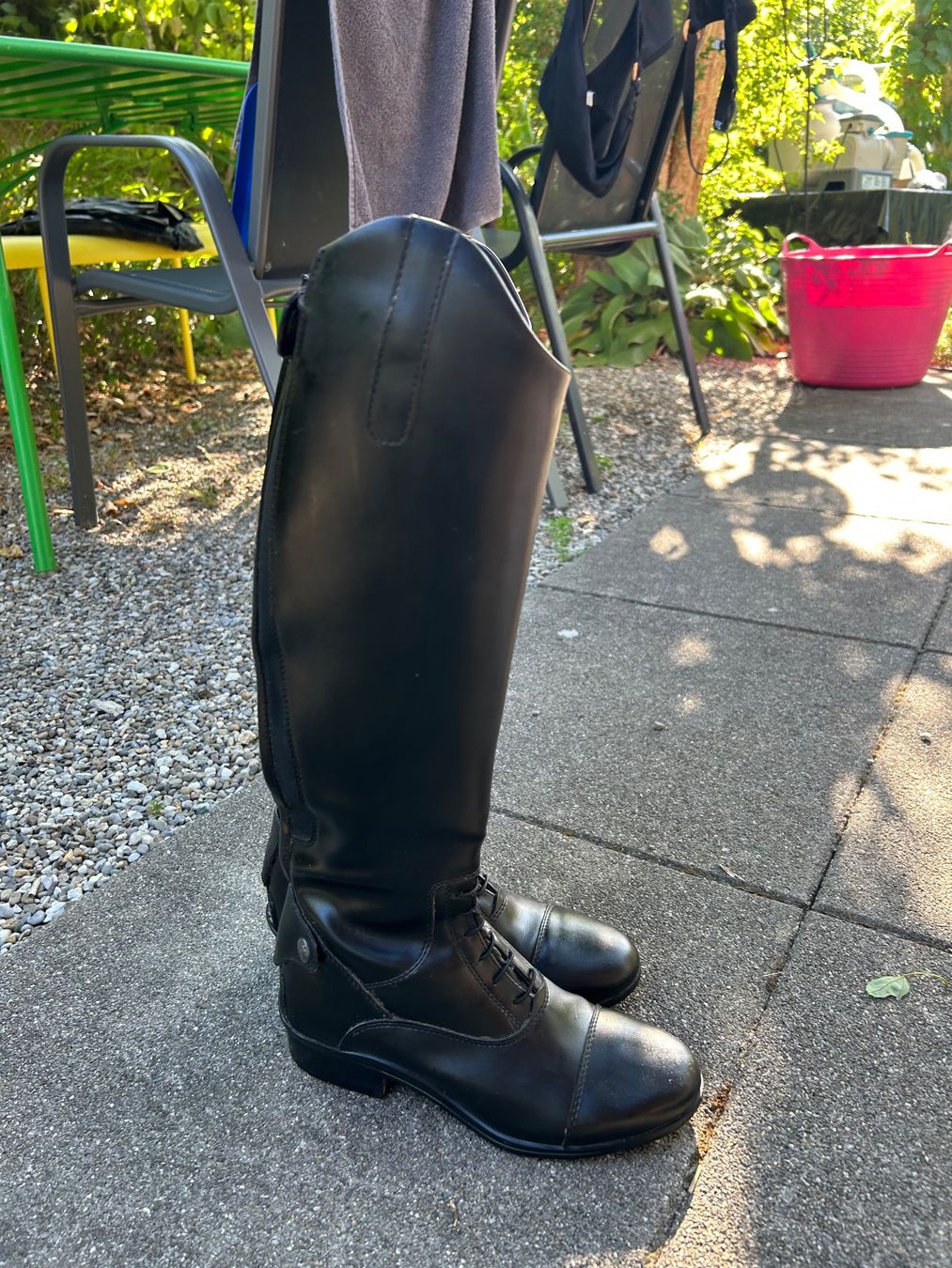 Scarpe da donna: Reitstiefel Kunstleder – Usato da Schüpfen venduto da Anjah 2