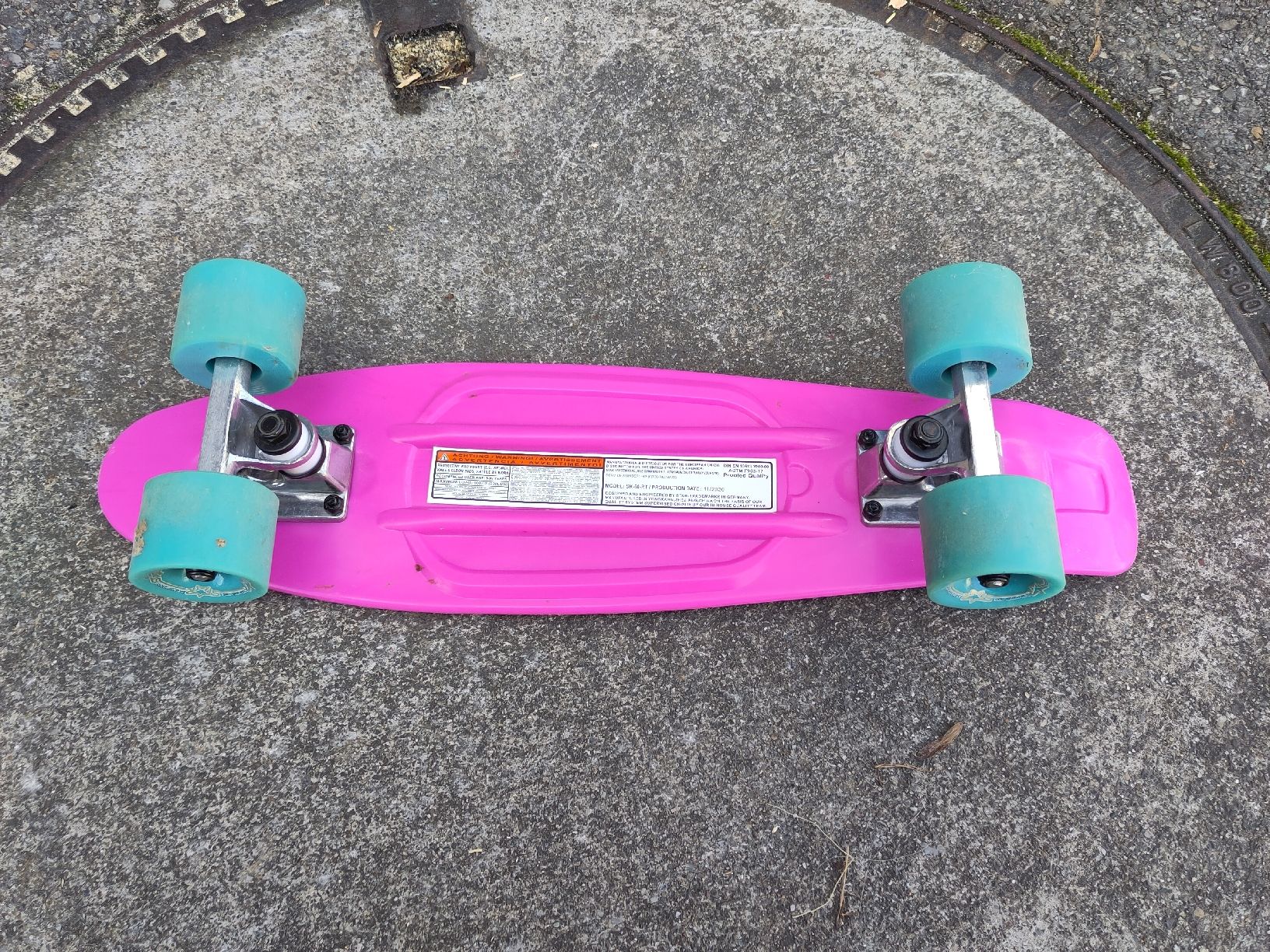 Skateboards: Skateboard, Rollbrettchen, pink – Usato da Dettighofen Lengw. venduto da mai_75wt 2