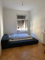 Bettgestell, dunkelblau, guter Zustand, designer