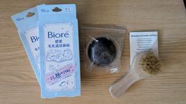 Bioré Punti neri pulizia naso+spazzola viso e spugna konjak