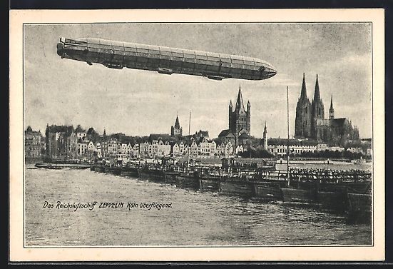 Bilder & Poster: Köln, Das Reichsluftschiff Zeppelin die – Gebraucht aus Berlin von bartko-reher