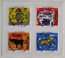 2006 Pro Juventute Satz Ersttag Vollstempel,  auf Folie