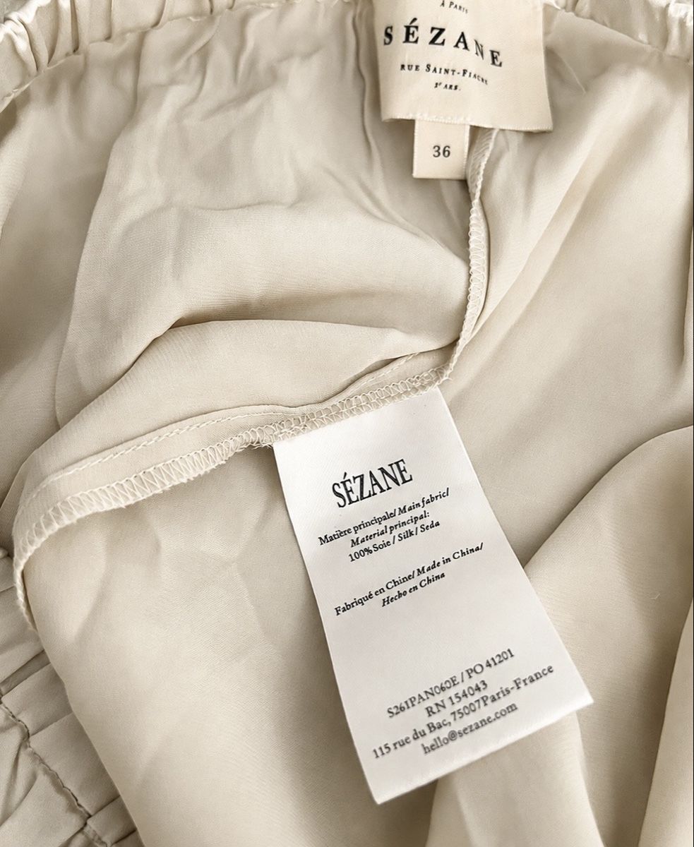 Sezane Hosen: Sezena Silk pant – Neu (gemäss Beschreibung) aus Zürich von Meiyi_zurich2021 5