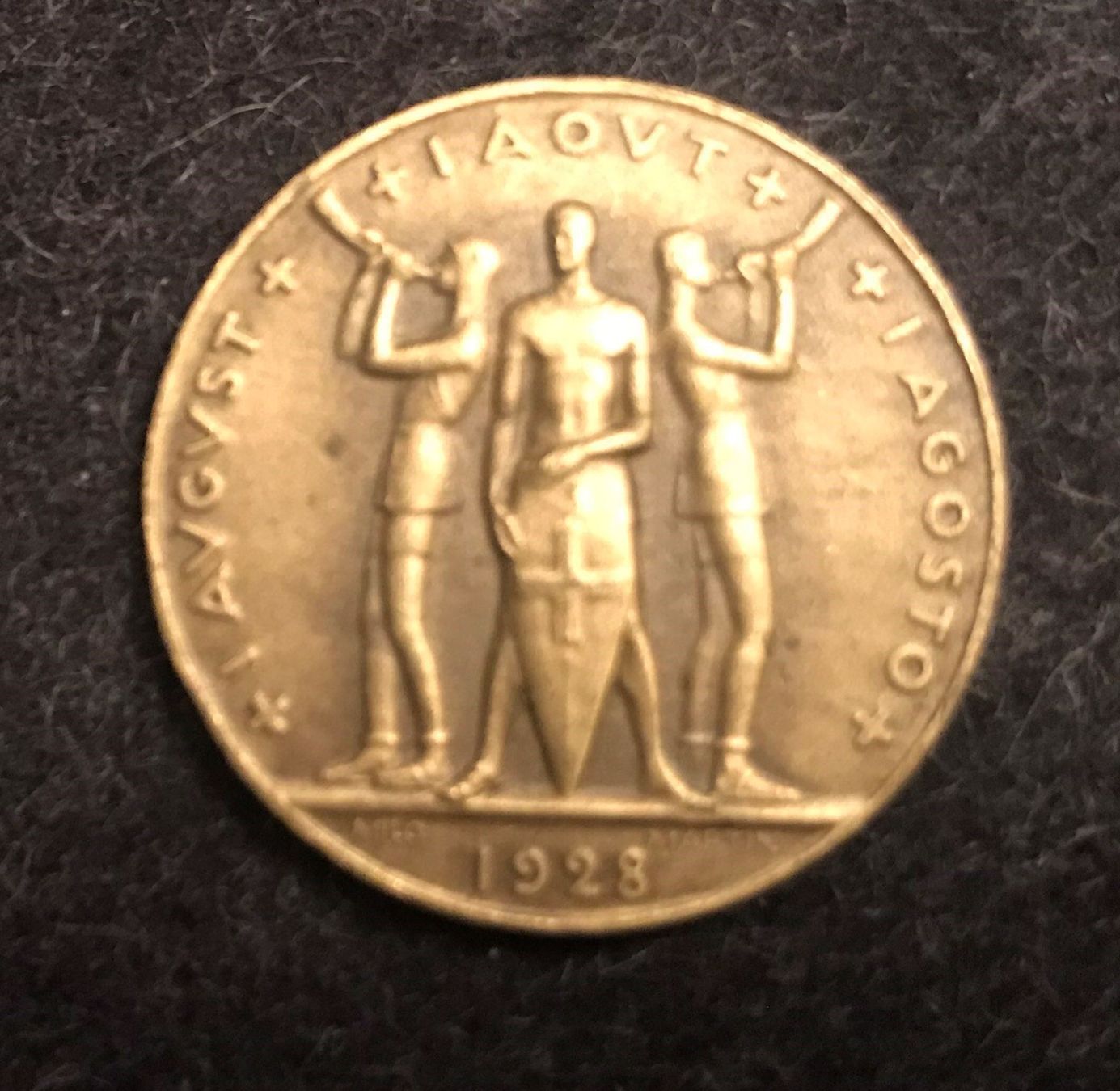 Médailles: 1. August 1928 – D'occasion à Meilen par coins4sale