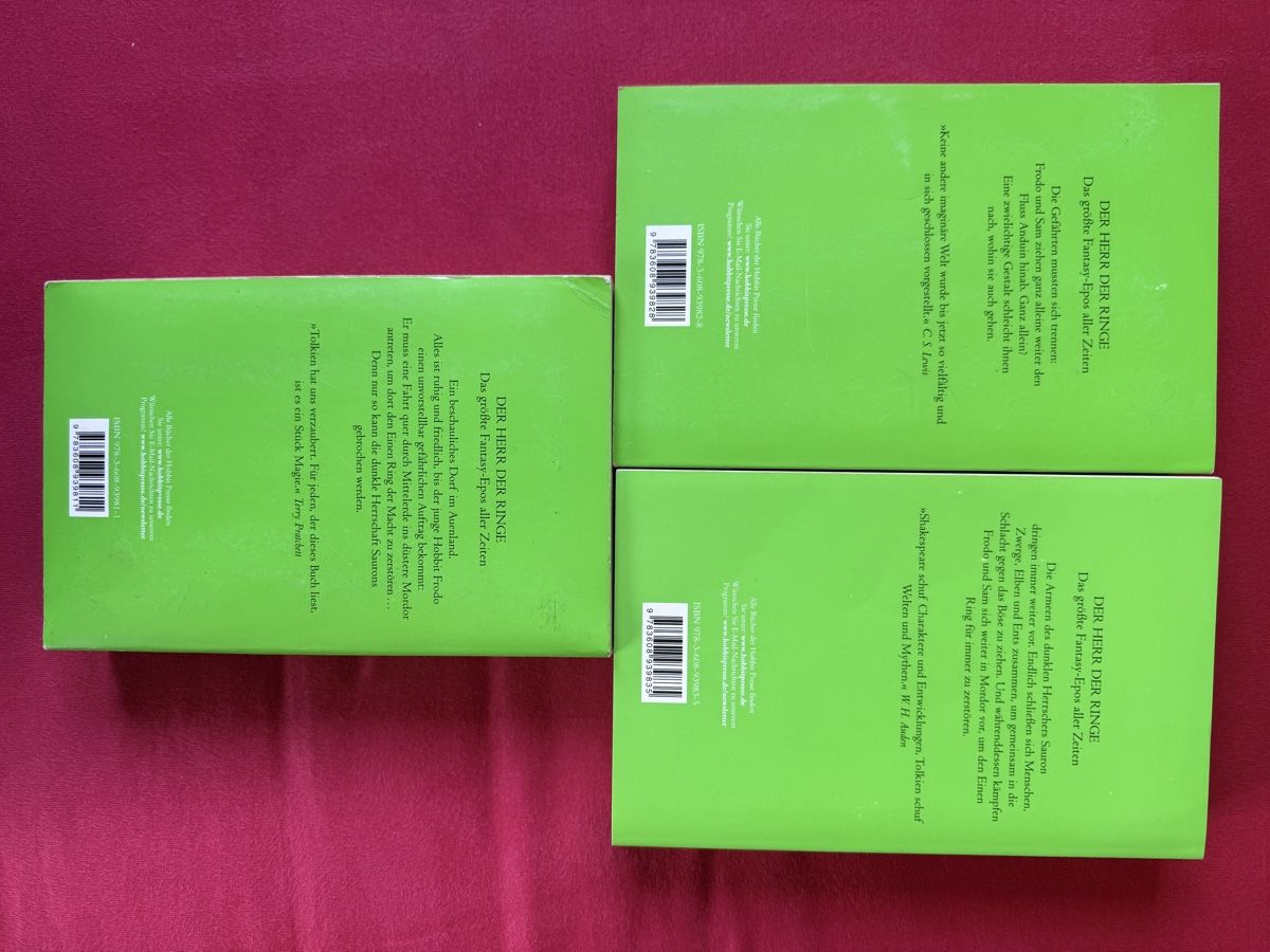 Libri: Herr Der Ringe Trilogie auf Deutsch – Usato da Muttenz venduto da ala_7c7n 1