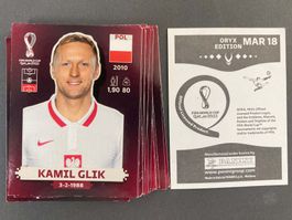 FIFA WM Qatar 2022 Stickers Panini 20x Mix Set World Cup