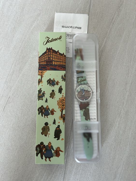 Swatch Montres: Swatch Jelmoli – Neu & ungetragen – Rarität / Sammlerstück – Neuf avec emballage d'origine à Rikon im Tösstal par s_tenz