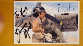Dennis Quaid, Original Autogramm auf Foto in Farbe