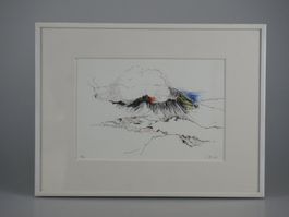 Vulkanlandschaft Kunstwerk