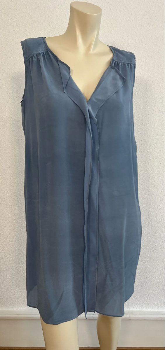 Closed Vestiti: CLOSED Damen blaues Kleid Grösse 36, Seide – Usato da Basel venduto da Bettybooo