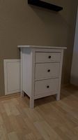 Weisses Shabby Chic Möbel, 3 Schubladen
